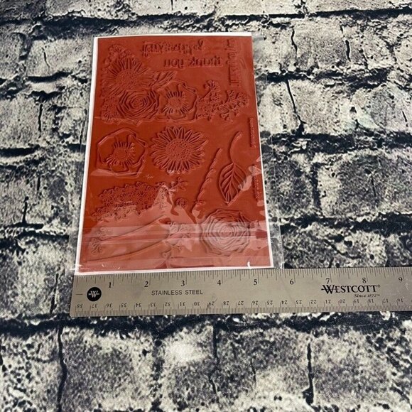 Club Scrap Rubber Unmounted Stamps Retreat 2016 Retreat Bouquet - Picture 6 of 8